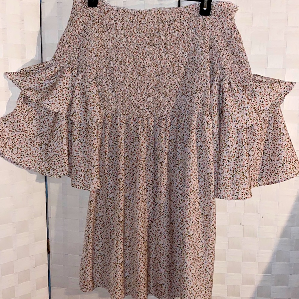 Floral Off The Shoulder Dress